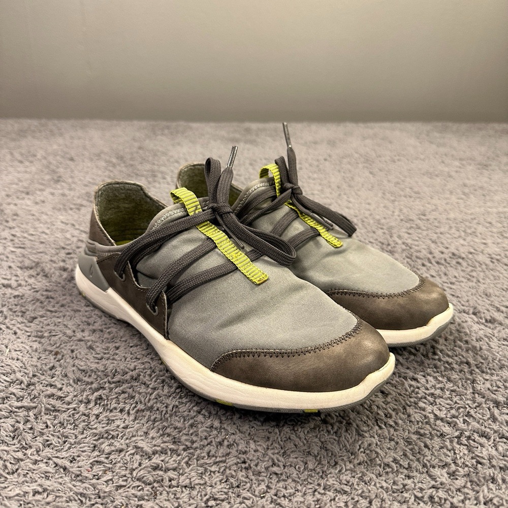 Olukai Mikili Shoes Womens 6 Grey Comfort Sneakers‎ Slip On Athletic Sneakers